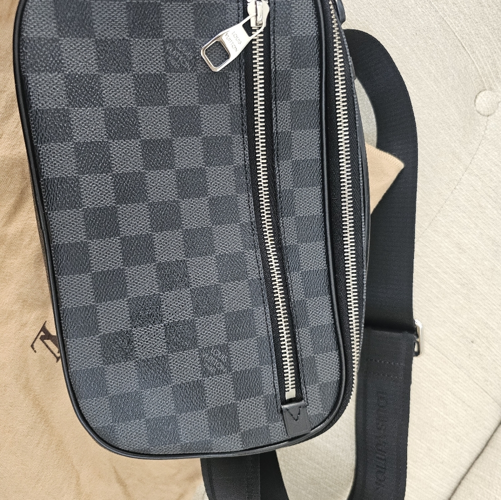 Authentic Louis Vuitton Graphite 3way Bag